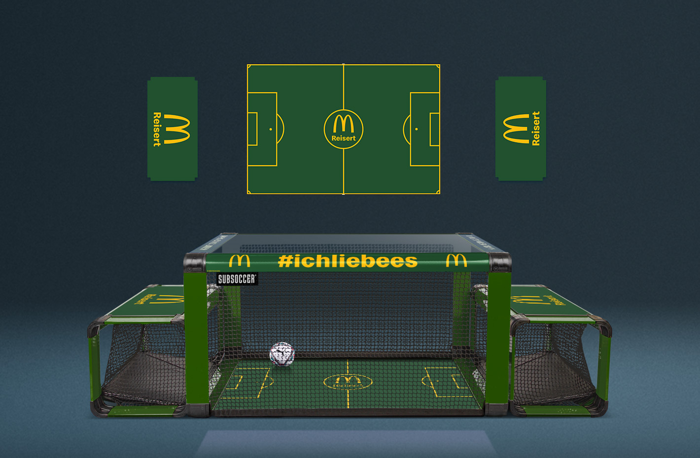 Subsoccer table football game table for McDonald's